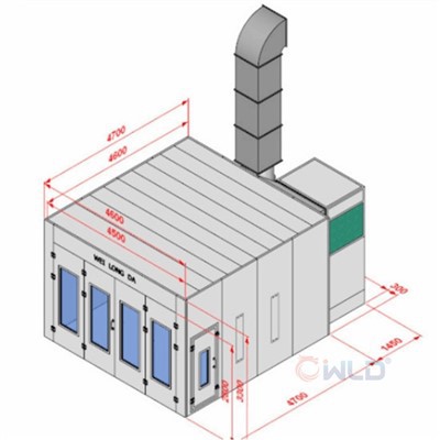 Müüa veekardina värvi pihustuskabiin Jordan